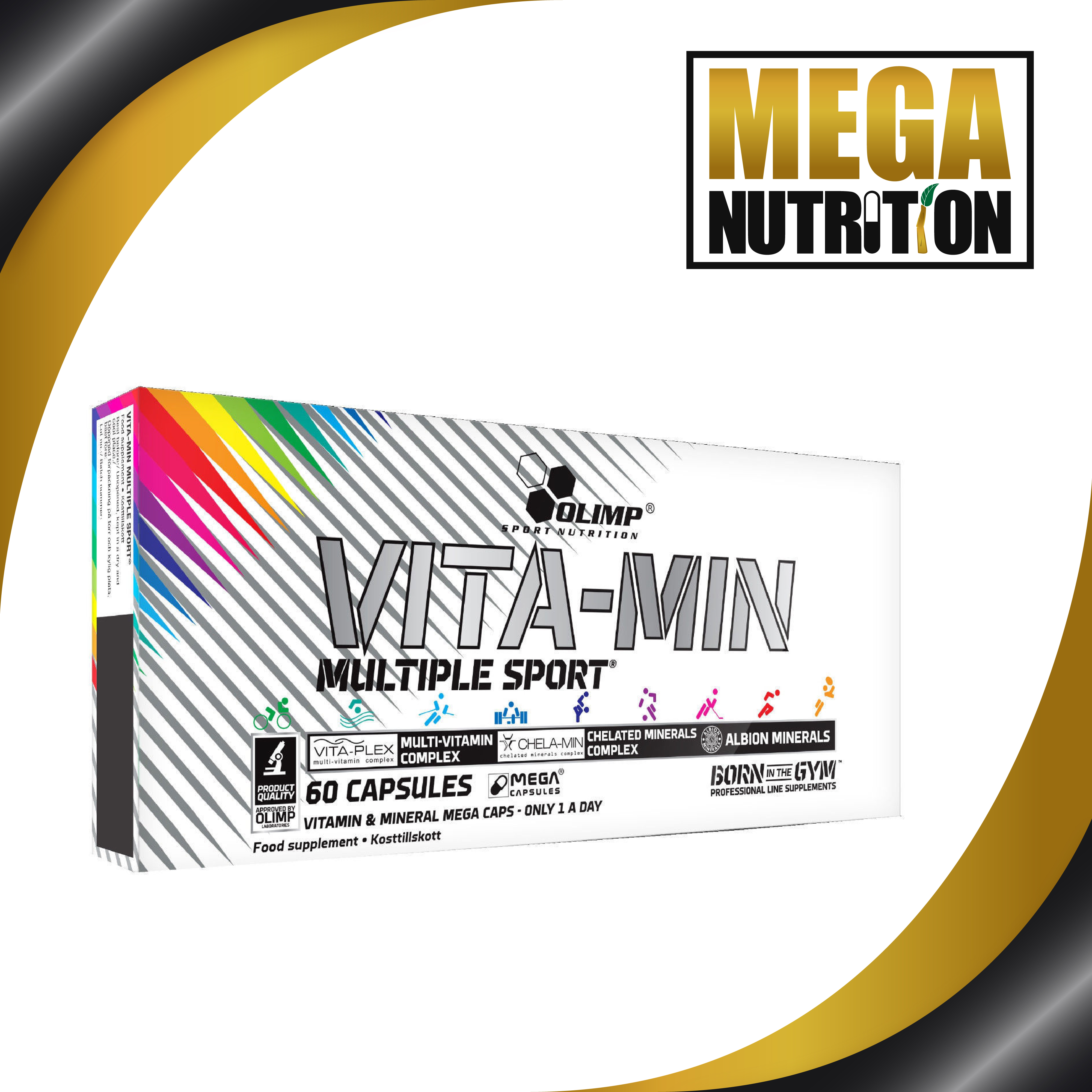 mega hombres deporte revisión vitamina